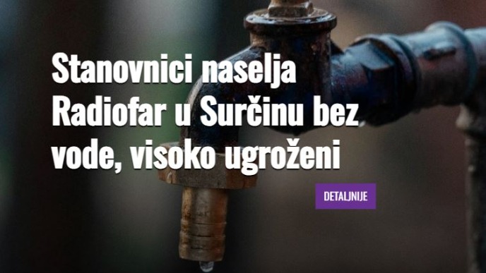 Meštani Radiofara bez vode